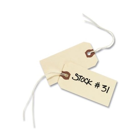 Avery Dennison Avery, Strung Shipping Tags, 13pt. Stock, 3 3/4 X 1 7/8, Manila, 1000PK 12503